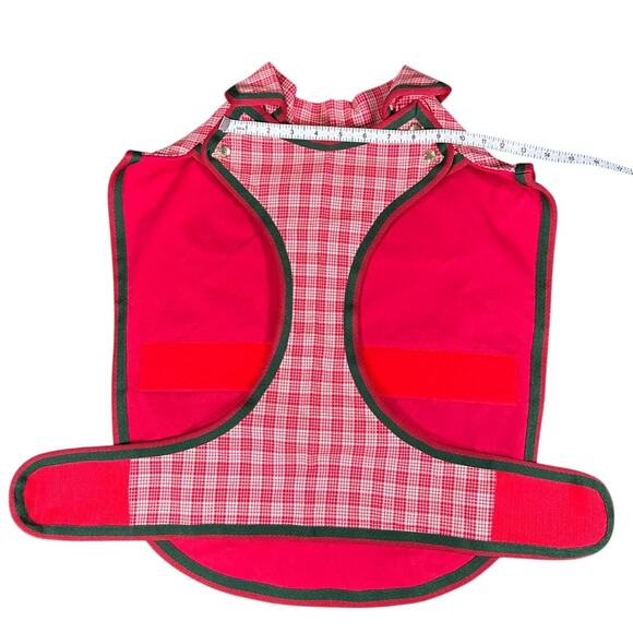Gucci Tartan Plaid Dog Jacket Red Green White NWT Size L - Picture 9 of 9